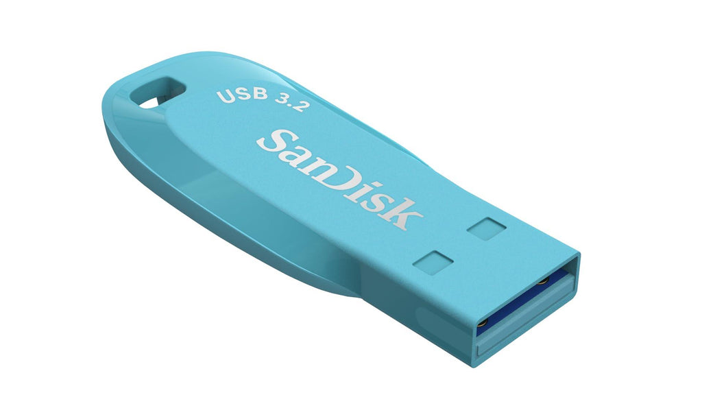 SanDisk Ultra Shift USB Flash Drive 128GB, USB 3.2 Gen 1, Bachelor Button Colour