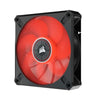 CORSAIR ML120 LED Elite, 120mm Magnetic Levitation Red LED Fan with AirGuide, Single Pack