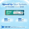 EVM M.2 (2280) 128GB SATA Internal SSD - Read: 520MB/s & Write: 370MB/s - Solid State Drive with 5 Years Warranty (EVMM2/128GB)