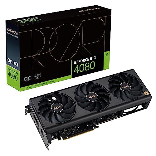 ASUS ProArt GeForce RTX™ 4080 Super OC Edition Graphics Card (PCIe 4.0, 16GB GDDR6X, DLSS 3, HDMI 2.1a, DisplayPort 1.4a)