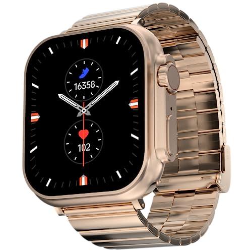 Fire-Boltt Gladiator + 1.96” AMOLED Display Luxury Smartwatch, Rotating Crown, 115+ Sports Modes & Bluetooth Calling, AI Voice Assistant, Gaming - Triveni World