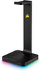 Corsair Gaming St100 RGB Premium Headset Stand with 7.1 Surround Sound - Black Tabletop