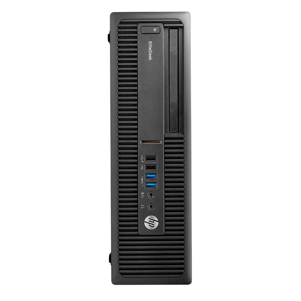 (Refurbished) HP EliteDesk Desktop Computer PC (AMD A10 Processor, 16 GB RAM, 1 TB HDD + 256 GB SSD, Windows 10 Pro, MS Office, AMD Radeon Graphics, USB, VGA), Black