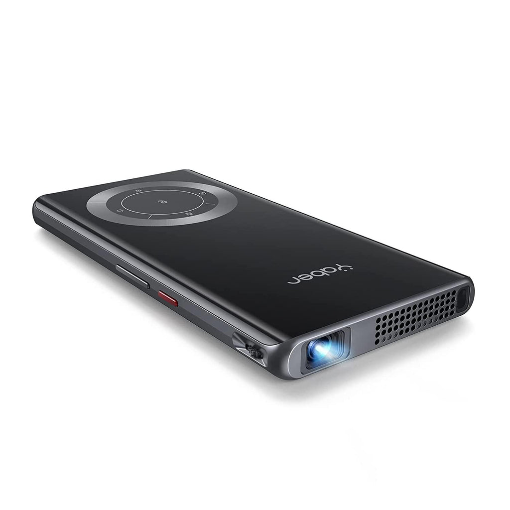 YABER Pico T1 Mini Pocket Projector with WiFi and Bluetooth, with Power Bank 0.52" Ultra-Thin, 1080P Support Built-in Speaker, Compatible w Phone/iPad/Laptop (Yaber PICO T1)