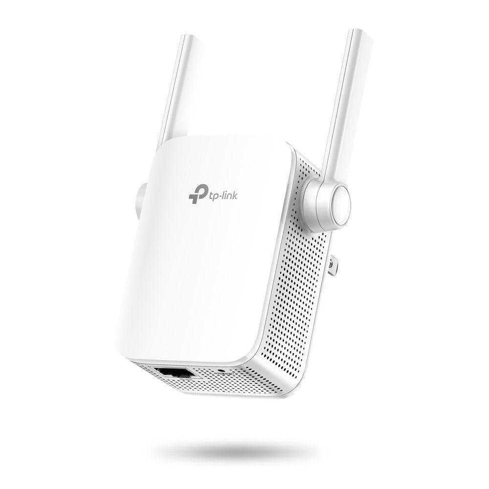 TP-Link TL-WA855RE N300 Mbps Single Band Universal Wireless Range Extender, Broadband/WiFi Extender with 1 Ethernet Port and 2 External Antennas, Plug and Play, Built-in Access Point Mode, White