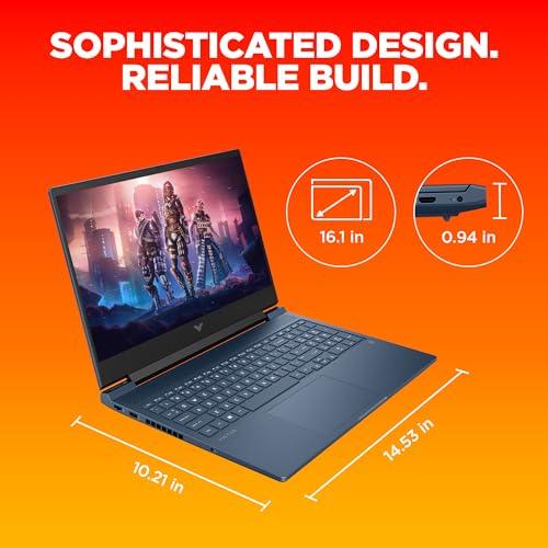 HP Victus Windows 11 Home Gaming Laptop,Amd Ryzen 7 7840Hs Ai Powered,6Gb Rtx 3050 Gpu,16.1-Inch (40.9 Cm),95W Tgp,Fhd,IPS,144Hz,16Gb Ddr5,1Tb Ssd,Rgb Backlit Kb,B&O (Mso,Blue,2.29 Kg),S0089Ax