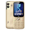 itel SG600 Keypad Mobile Phone with 2.8 inch Display|1900mAh Battery|UPI Pay|Crystal Clear Calls | 4 Hour Service|1.3 MP Camera with Flash |Kingvoice|Metal Finish|Champagne Gold - Triveni World