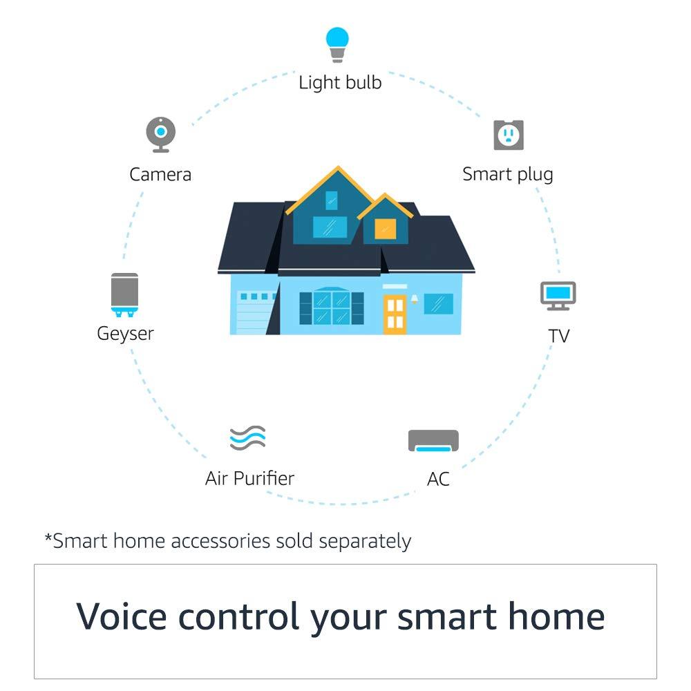 Echo Dot (Black) Combo with Wipro 16A Smart Plug