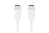 Samsung Original Type C to C Cable - 3.28 Feet (1 Meter) Compatible with Smartphone,White