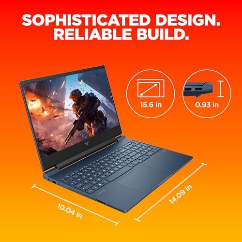 HP Victus Gaming Laptop, 12th Gen Intel Core i5-12450H,4GB RTX 2050 GPU,15.6-inch(39.6 cm),FHD,IPS,144Hz,16GB DDR4,512GB SSD,Backlit KB,MSO,B&O,9ms response time(Blue, 2.29 kg),fa1373TX/fa1227TX