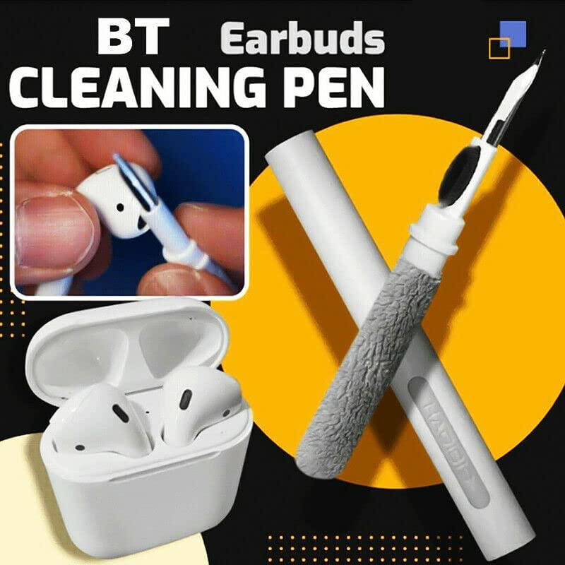 Xtore Airpods Cleaning Pen kit | 3 in 1 Cleaning Brush | Ergonomic Design | Superb Cleaning - (Pack of 1, White)