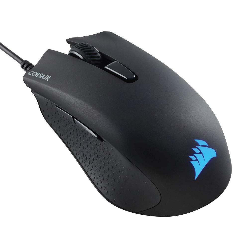 Corsair Harpoon Pro RGB, FPS/MOBA Gaming Wired Mouse, 12000 DPI Optical- Black