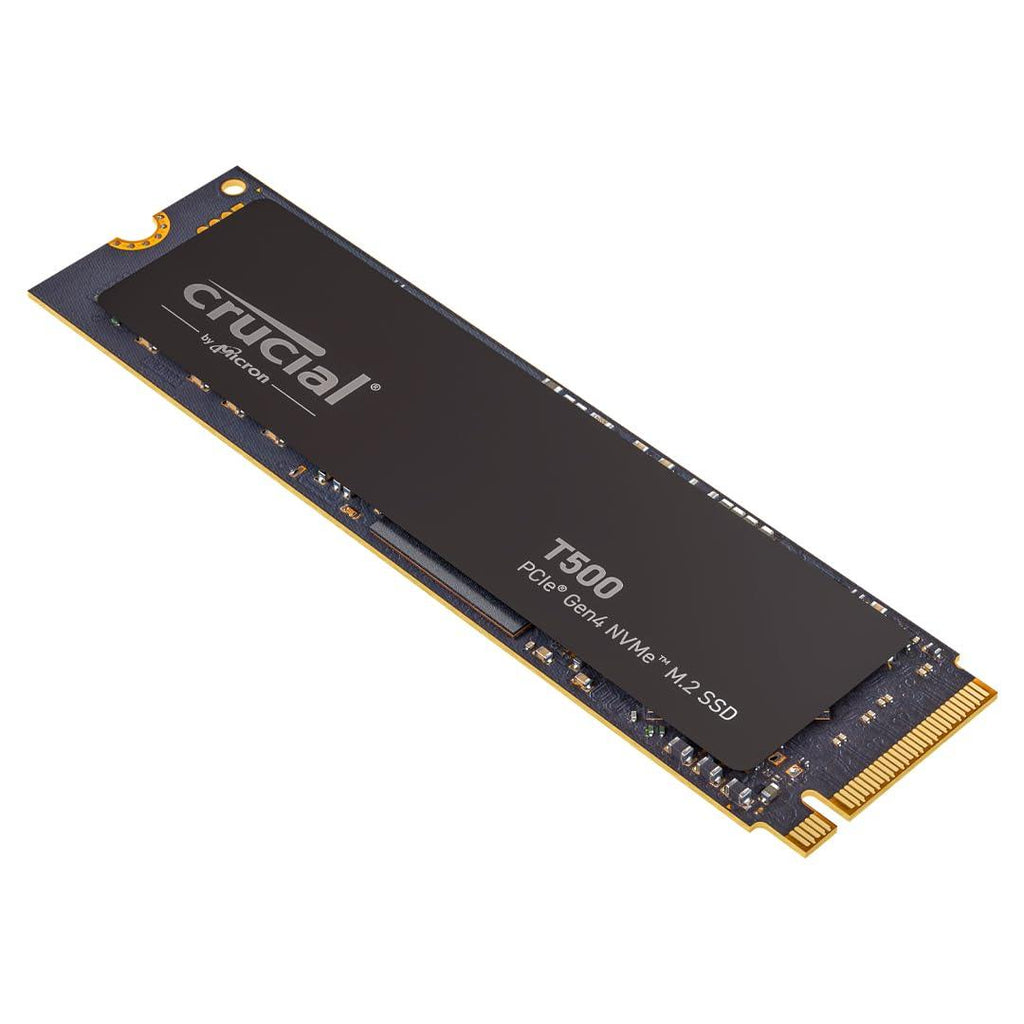 Crucial T500 500GB Gen4 NVMe M.2 Internal Gaming SSD, Up to 7200MB/s, Laptop & Desktop Compatible + 1mo Adobe CC All Apps - CT500T500SSD8