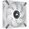 CORSAIR ML120 LED Elite, 120mm Magnetic Levitation White LED Fan with AirGuide, Single Pack - White Frame