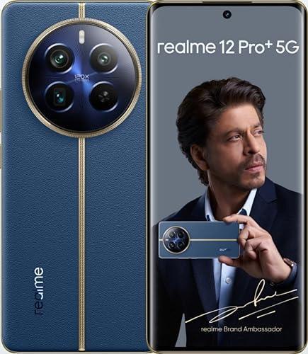 realme 12 Pro+ 5G (Submarine Blue, 8GB RAM, 256GB Storage) | 6.7" 120Hz Curved AMOLED Display | 64MP Periscope + 50MP Sony IMX 890 OIS Camera + 8MP | 32MP Selfie Camera | 67W Super VOOC Charge - Triveni World