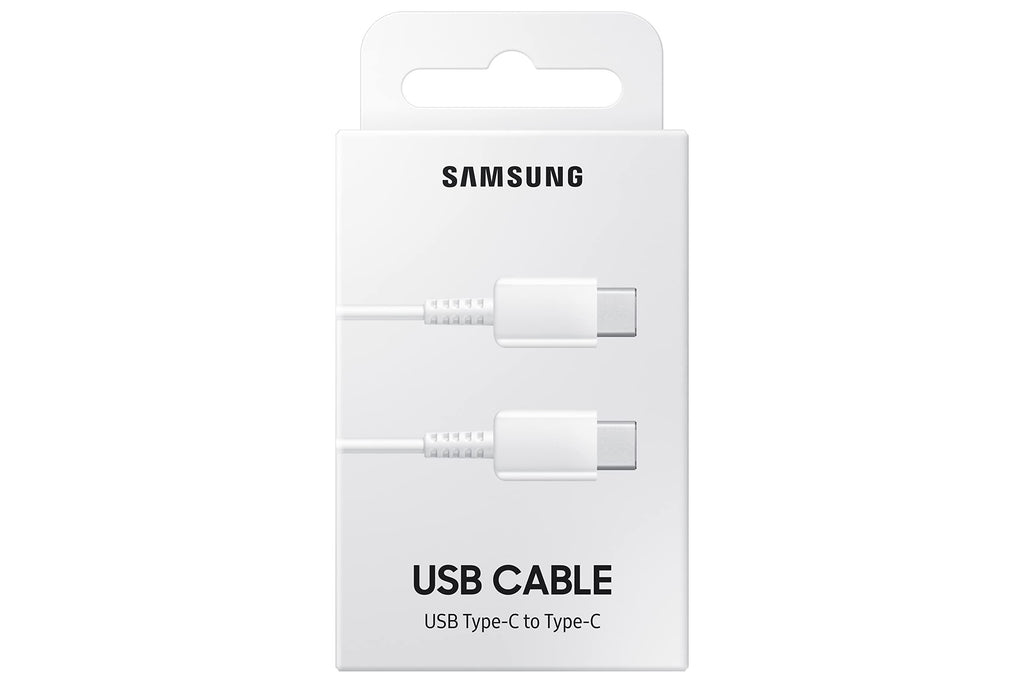 Samsung Original Type C to C Cable - 3.28 Feet (1 Meter) Compatible with Smartphone,White