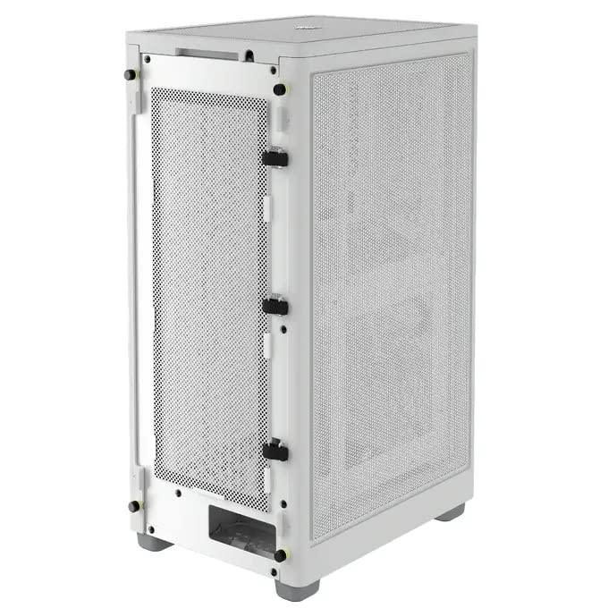 CORSAIR 2000D Airflow Mini-ITX PC Case - White - Mini-ITX Form-Factor - Steel Mesh Panels - Three-Slot GPU Support