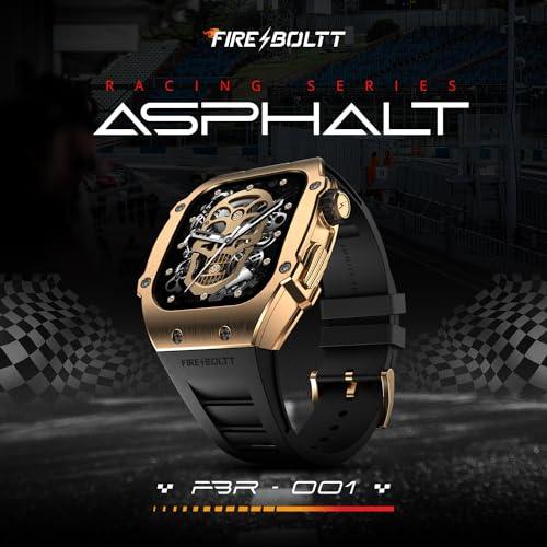 Fire-Boltt Asphalt Newly Launched Racing Edition Smart Watch 1.91” Full Touch Screen, Bluetooth Calling, Health Suite, 123 Sports Modes, 400 mAh Battery (Black)