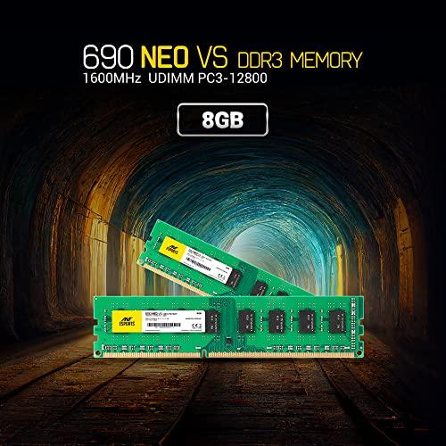 Ant Esports 690 NEO VS 8GB (1 * 8GB) DDR3 1600 MHz CL 11-11-11-28 U-DIMM Desktop Memory - AE8GD3U16M16C