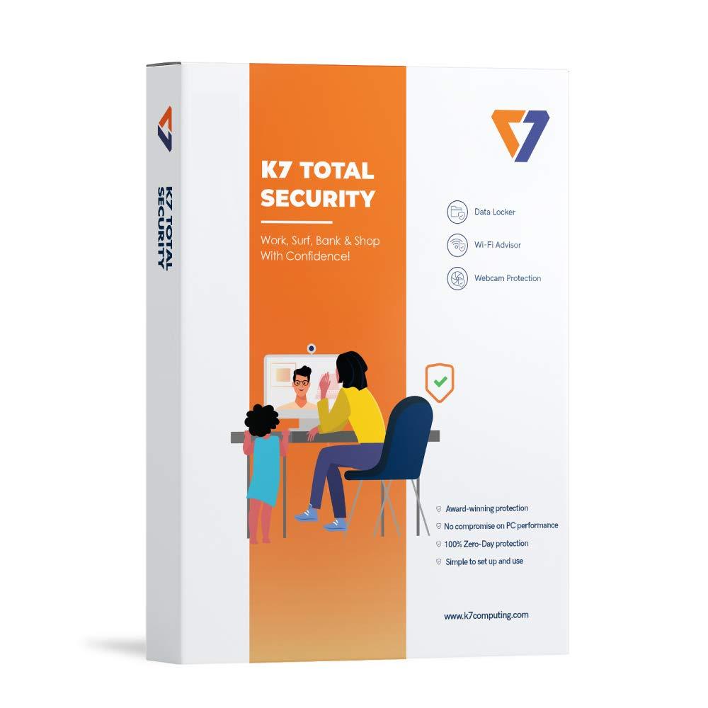 K7 Total Security - 1 PC, 1 Year (Activation Key Card / Voucher)