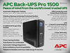 APC Back-UPS Pro BR1000G-IN, 1000VA / 600W, 230V UPS System, High-Performance Premium Power Backup & Protection for Home Office, Desktop PC, Gaming Console & Home Electronics