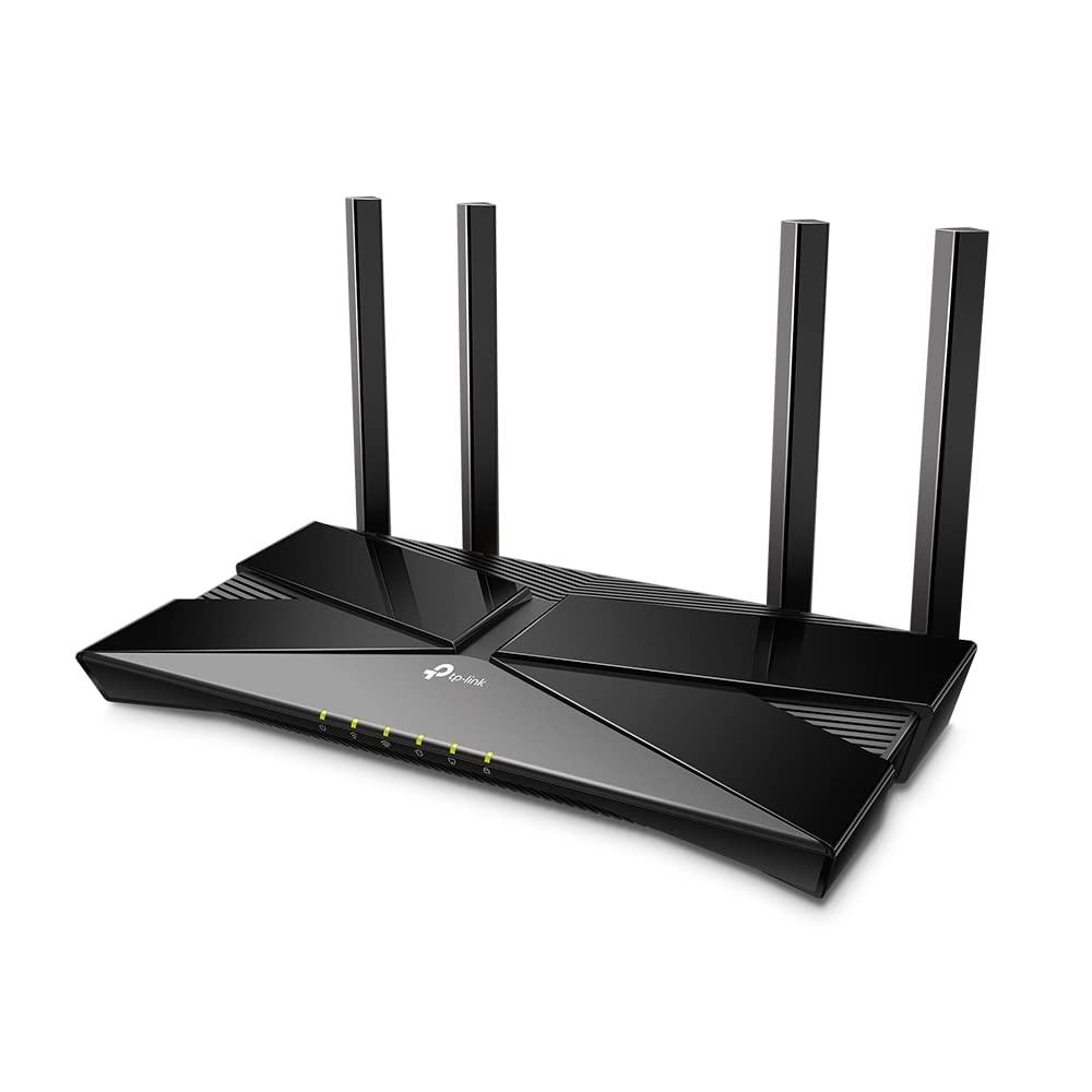 TP-Link Next-Gen Wi-Fi 6 AX3000 Mbps Gigabit Dual Band Smart Wireless Router, OneMesh Supported, Dual-Core CPU,HomeShield, Ideal for Gaming Xbox/PS4/Steam, Plug and Play (Archer AX53), Black