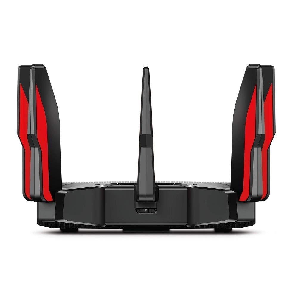 TP-Link Archer AX11000 Next-Gen Tri-Band Gaming Router Wi-Fi 6 UltraFast Speed 10 Gbps Smart with 1.8GHz 64bit Quad-Core CPU, Compatible for Amazon Alexa (Black)