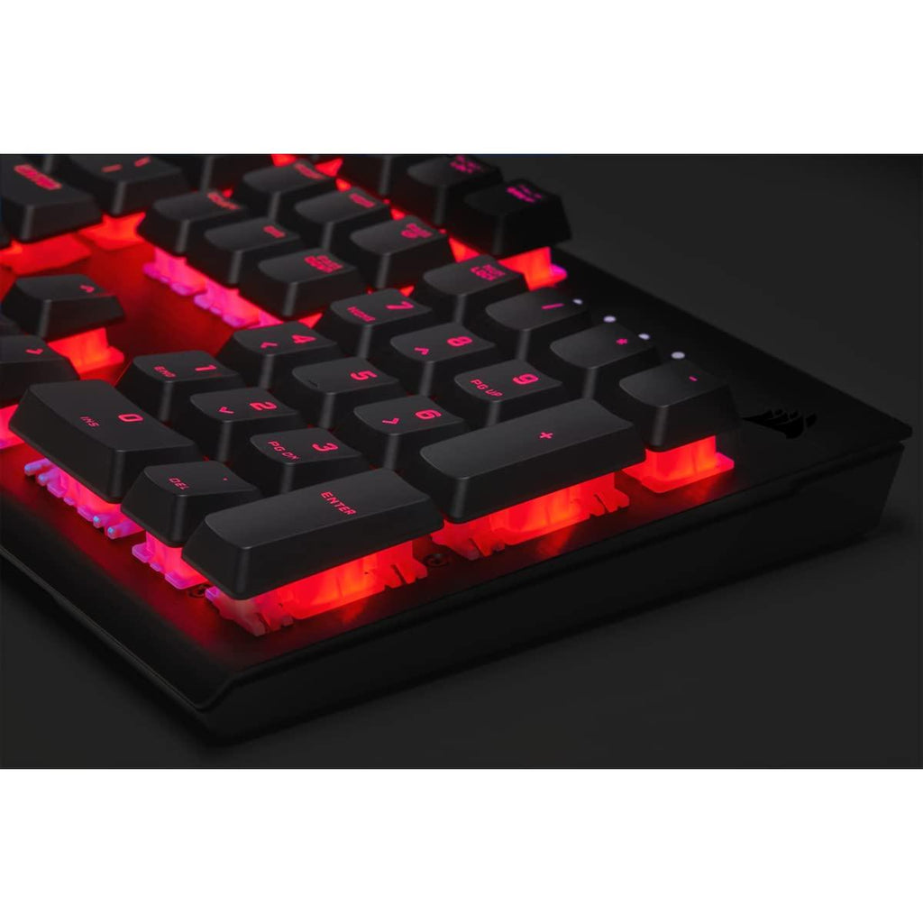 Corsair K60 PRO USB Cherry Mechanical Key switches -Durable Aluminum Frame -Per-Key Red LED Backlighting Gaming Keyboard - Black