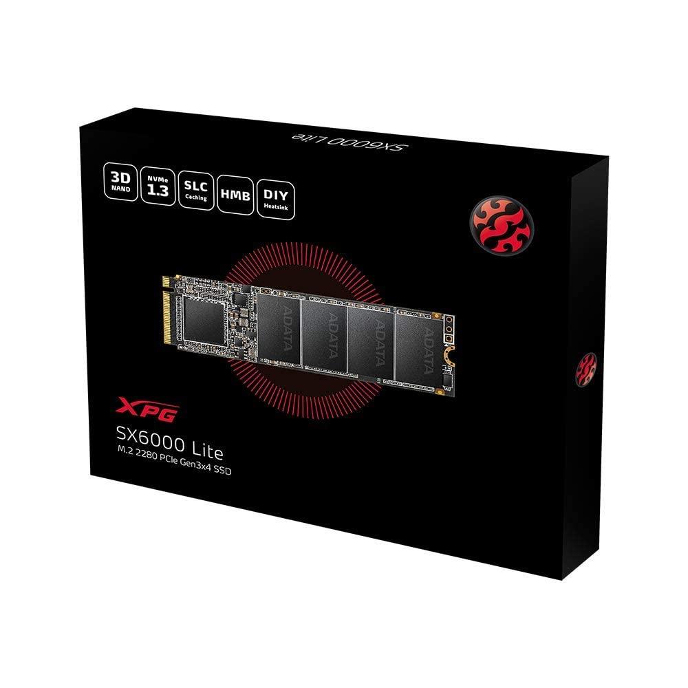 XPG Adata SX6000 Pro M.2 NVME 256GB PCIe Gen3x4 Internal Solid State Drive/SSD, Read/Write Speed up to 2100/1500 MB/s - ASX6000PNP-256GT-C Compatible with PC and Laptop