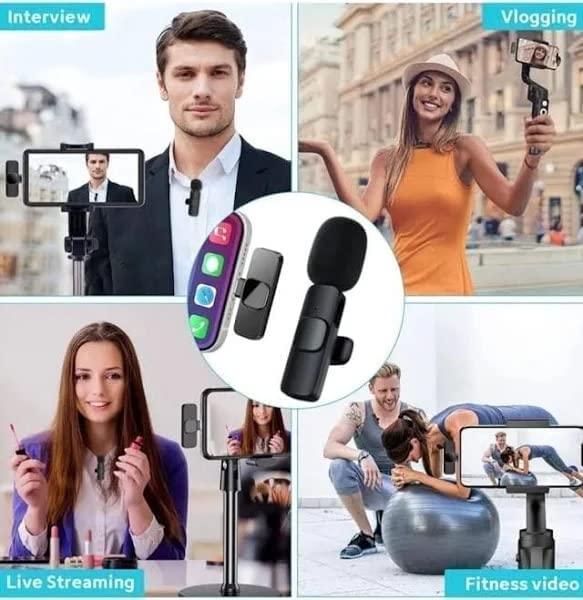 BQYA Dynamic Collar Mic Lavalier Plug & Play Microphone Lapel Mic System for YouTube Facebook Live Stream, Instagram Reels Video Recording Vlog for Type-C, Android & iPhone, Laptop, Desktop, Mic 1 - Triveni World