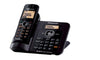 Panasonic Single Line 2.4GHz KX-TG3811SX Digital Cordless Telephone (Black)