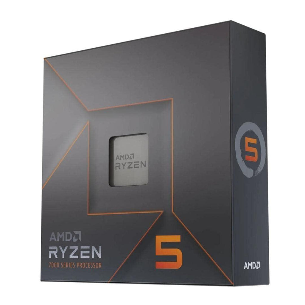 AMD Ryzen 5 7600X 6-Core, 12-Thread Unlocked Desktop Processor, Socket AM5, 5.3 GHz Max Boost