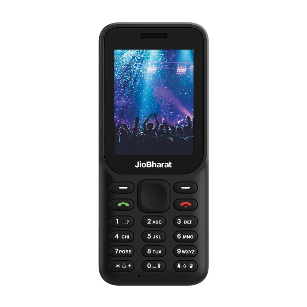 AMANDEEP Singh Creative JioBharat B1 4G Keypad Phone with JioCinema, 2.4 Inch Big Display | Black | Locked for JioNetwork - Triveni World