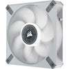 CORSAIR ML120 LED Elite, 120mm Magnetic Levitation White LED Fan with AirGuide, Single Pack - White Frame