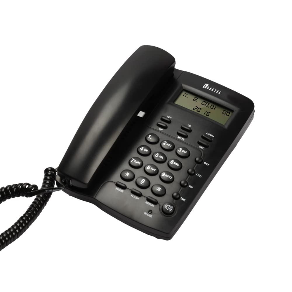 Beetel M56 Corded Phone (Black)