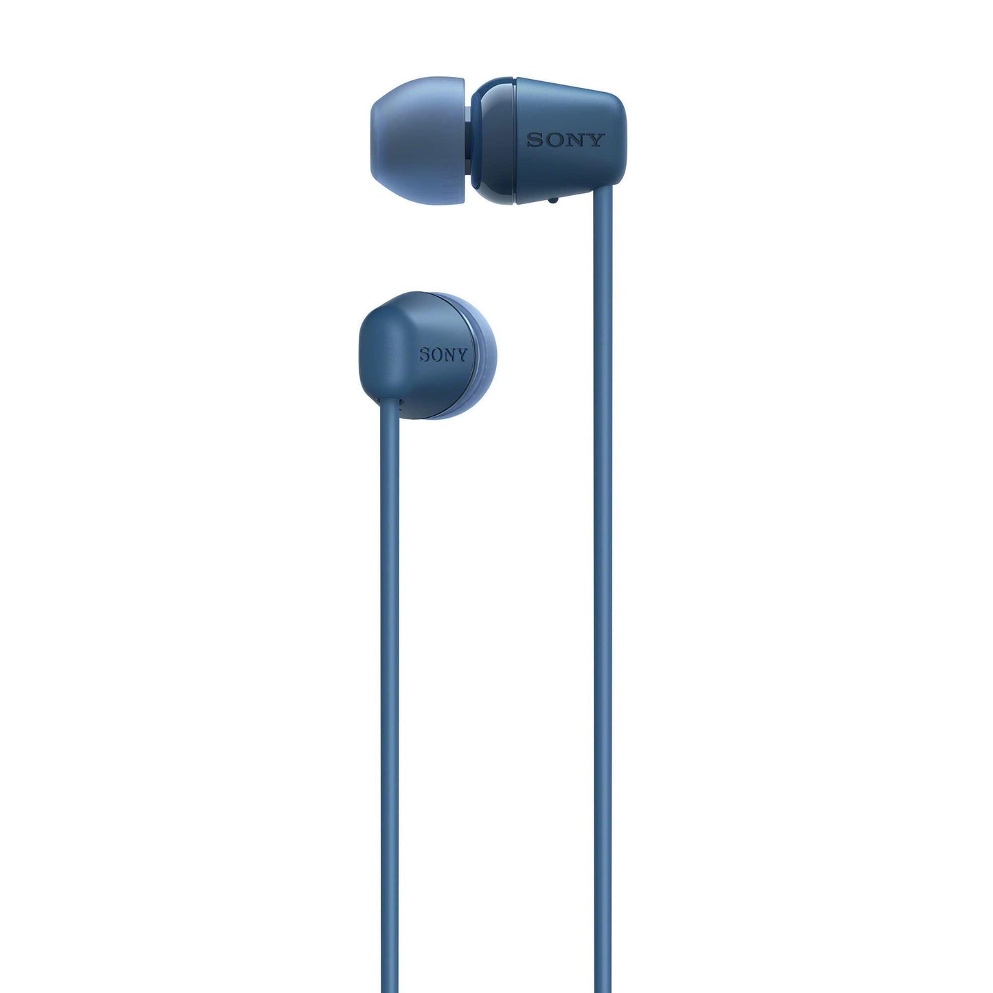 Sony WI-C100 Wireless Headphones with Customizable Equalizer for Deep Bass & 25 Hrs Battery, DSEE-Upscale, Splash Proof, 360RA, Fast Pair, in-Ear Bluetooth Headset with mic for Phone Calls (Blue) - Triveni World