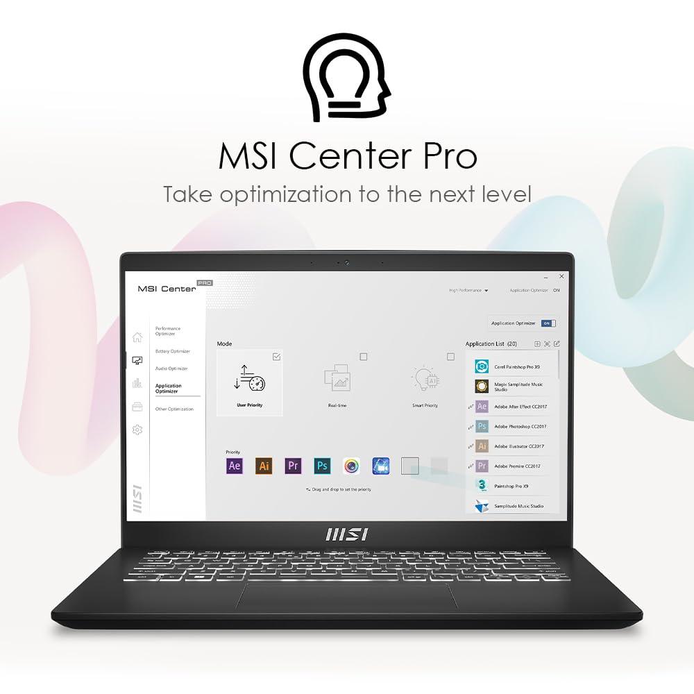 MSI Modern 15, Intel 12th Gen. i3-1215U, 40CM FHD 60Hz Laptop (8GB/512GB NVMe SSD/Windows 11 Home/Intel UHD Graphics/Classic Black/1.7Kg), B12M-613IN