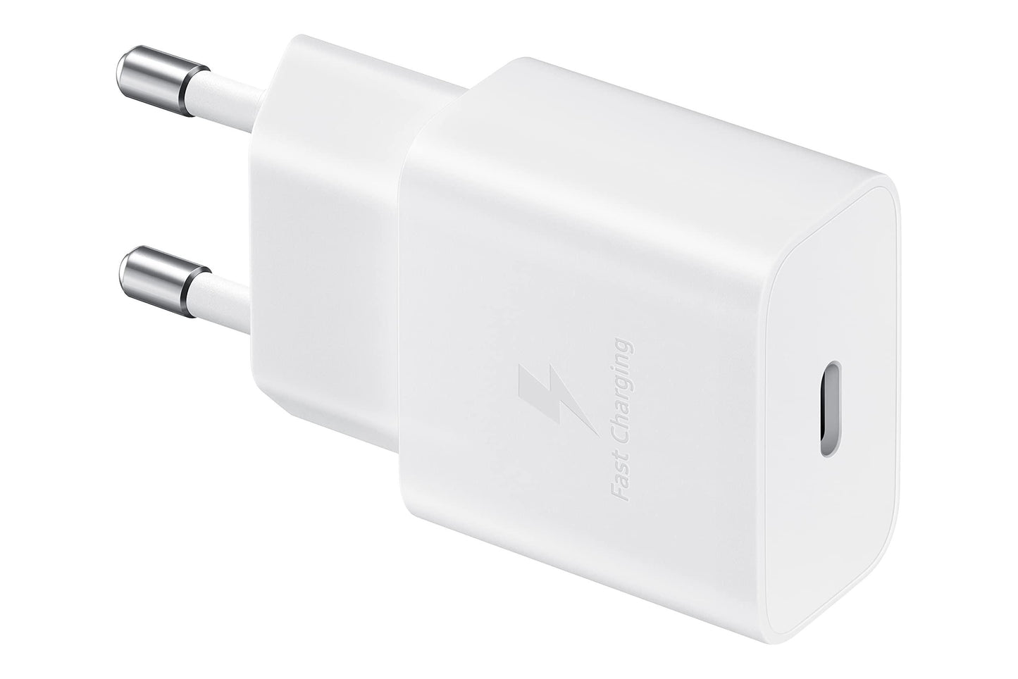 Samsung Original 15W Single Port, Type-C Charger (Cable not Included), White