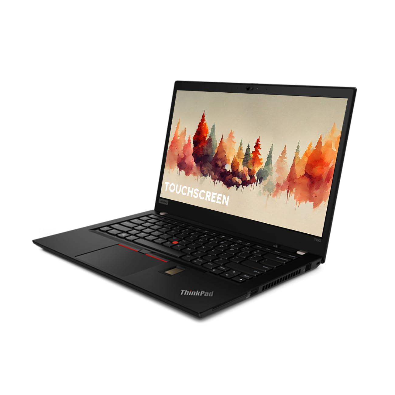 (Refurbished) Lenovo ThinkPad T490 8th Gen Intel Core i5 Thin & Light FHD Touchscreen Laptop (16 GB DDR4 RAM/256 GB SSD/14" (35.6 cm) HD/Windows 11 Pro/MS Office/WiFi/Webcam/Integrated UHD Graphics)