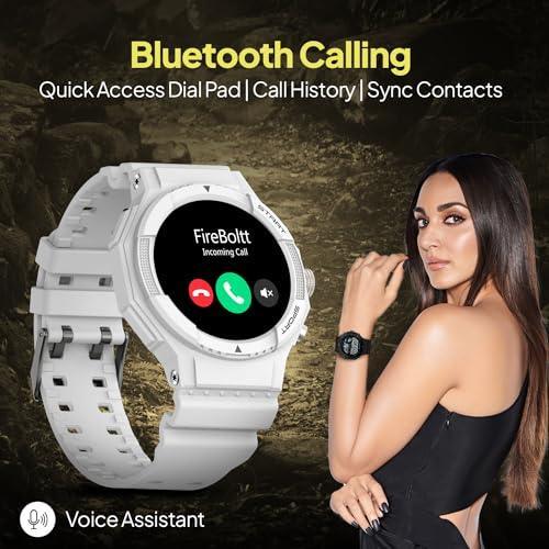 Fire-Boltt Newly Launched Quest Smartwatch 1.39" Full Touch GPS Tracking Smart Watch Bluetooth Calling, 100+ Sports Modes, 360 * 360 Pixel High Resolution, Health Suite & Rugged Outdoor Built - Triveni World