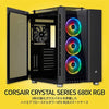 CORSAIR Crystal Series 680X RGB High Airflow Tempered Glass ATX Smart Case, Black