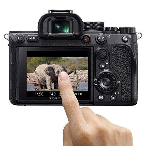 Sony Alpha ILCE-7RM4A Full-Frame 61.0MP Mirrorless Digital SLR Camera Body | 4K Full Frame | Real-Time Eye Auto Focus | Real time Animal Eye AF | Tiltable LCD - Black