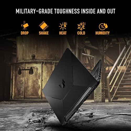 ASUS TUF F15 Gaming Laptop, Intel Core i5-11400H 11th Gen, 15.6-inch (39.62 cm) FHD 144Hz,(16GB RAM/512GB SSD/4GB NVIDIA GeForce RTX 2050/Windows 11/ RGB Backlit KB/Black/2.30 kg), FX506HF-HN025W