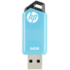 HP V150W USB 2.0 64GB Utility Pen Drive (Blue)