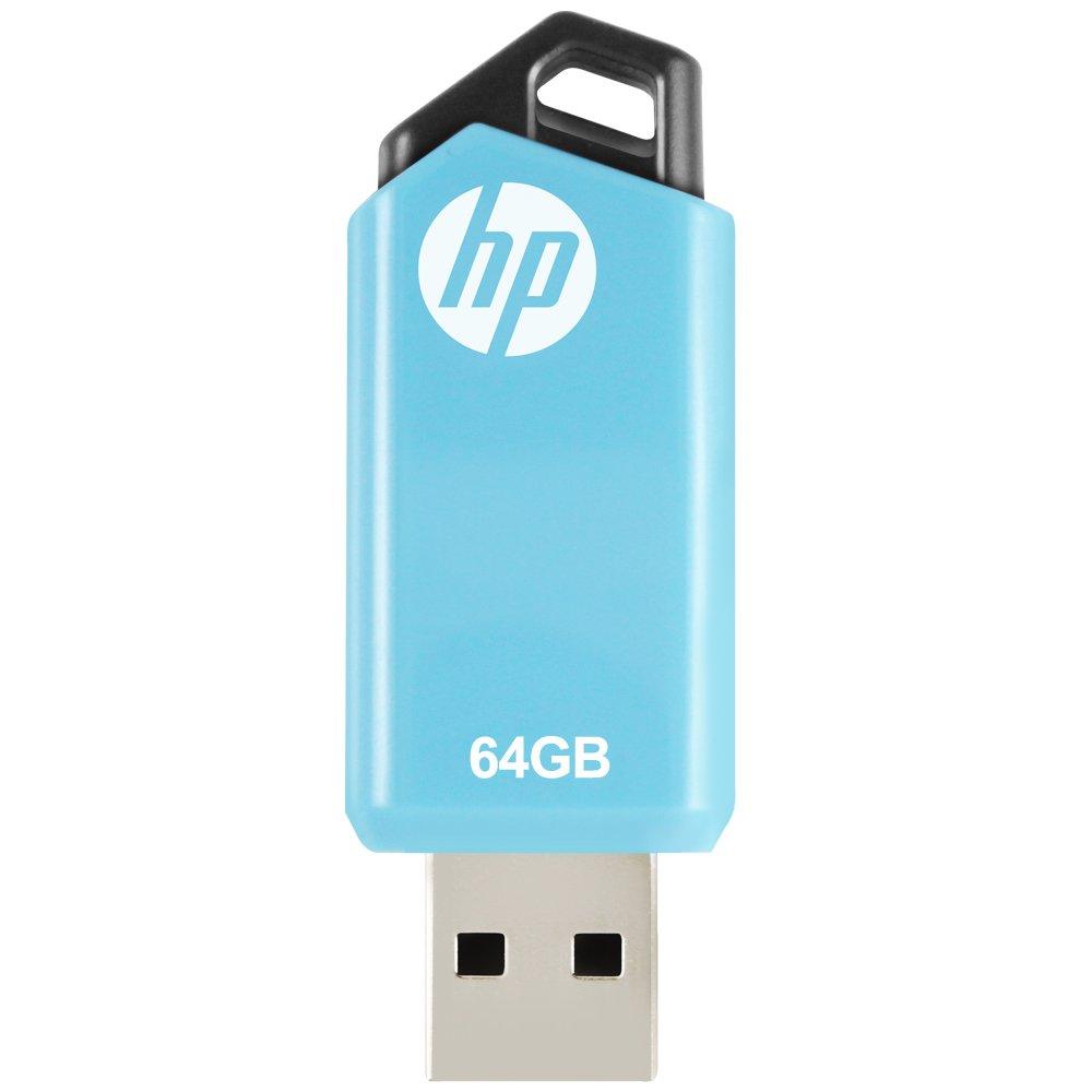 HP V150W USB 2.0 64GB Utility Pen Drive (Blue)