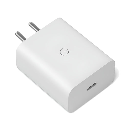 30W Google Type C Rapidly Charger Adapter for Pixel 9 Pro/9/8 Pro/8/8a, Pixel 7 Pro/7/7A, Pixel 6 Pro/6/6A, Tablet/Buds/Chrome Books and Other USB C Mobile Device Support 30 Watt Fast Charging, White