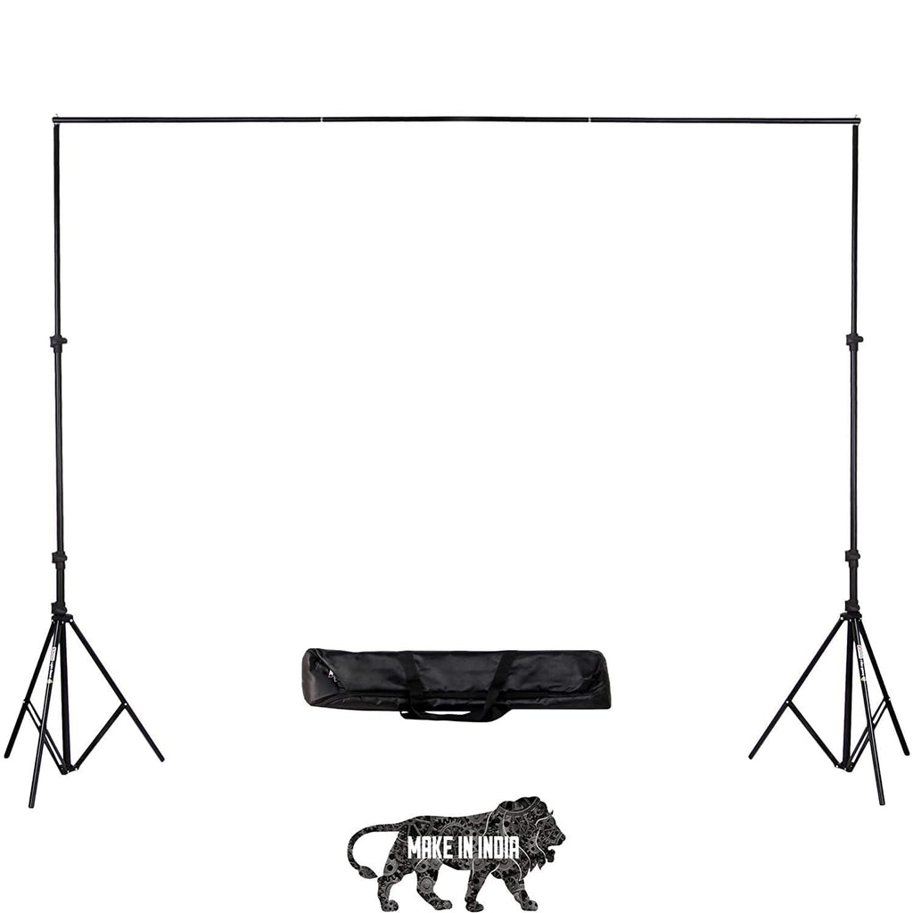 HIFFIN® Studio Background Support Kit for Backdrop Photography and Videography | Portable and Foldable Stand Kit with Carry Bag