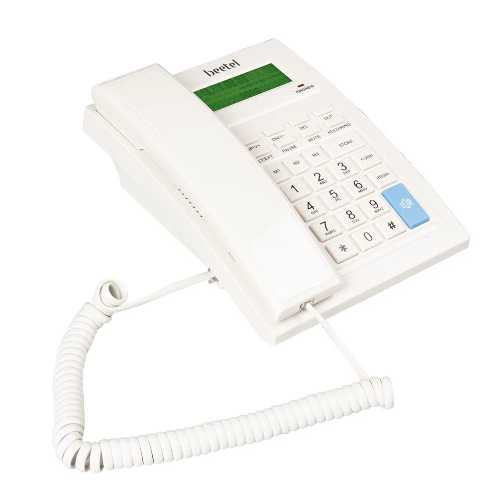 Beetel M64 Caller ID Landline Phone (Warm Grey)