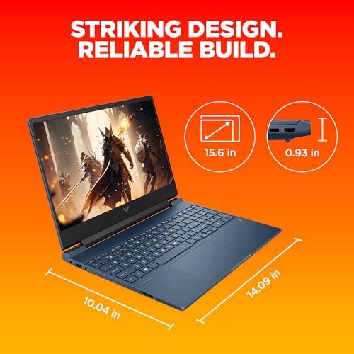 HP Victus Gaming Laptop, AMD Ryzen 7 8845HS AI Powered, 6GB RTX 4050 GPU,15.6-inch (39.6 cm),FHD, IPS,144Hz,16GB DDR5,1TB SSD, 300 nits, Win 11,Backlit KB, DTS:X Ultra (MSO, Blue, 2.29 kg), fb2117AX