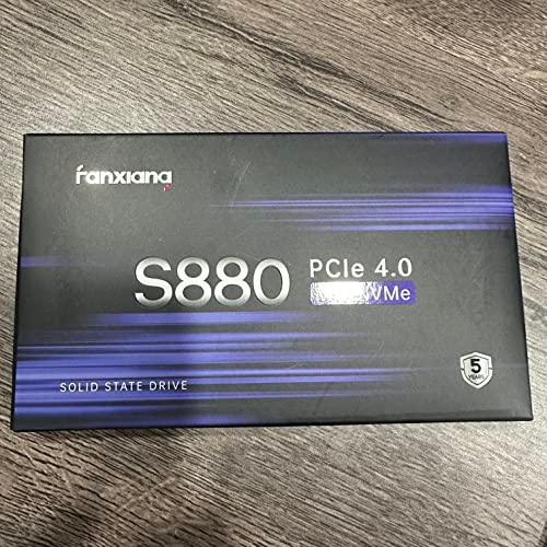 fanxiang SSD NVMe M.2 2280 PCIe 4.0 SSD S880 2TB PS5 SSD - Up to 7300MB/s, Fast Heat Dissipation Suitable for PS5 Enthusiasts, IT Professionals